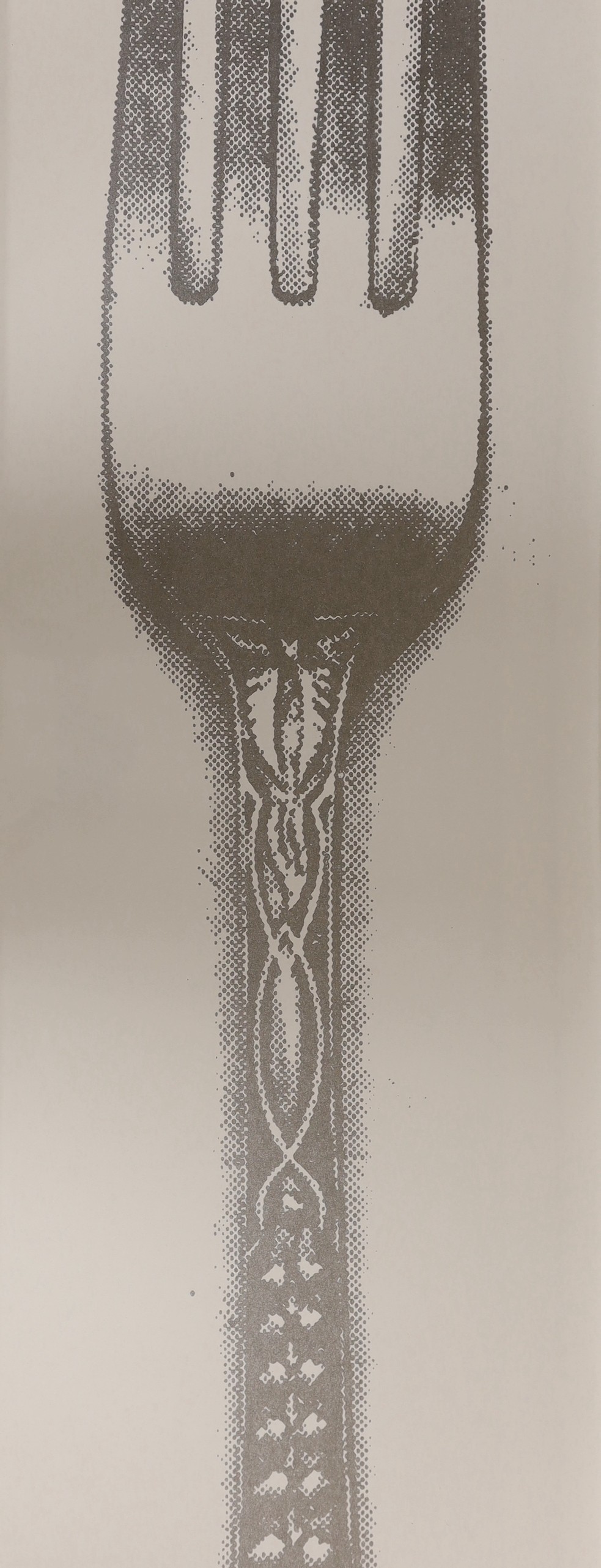 Modern British, lithograph, 'Silver Fork', signed in pencil and dated 2010, 42 x 232cm